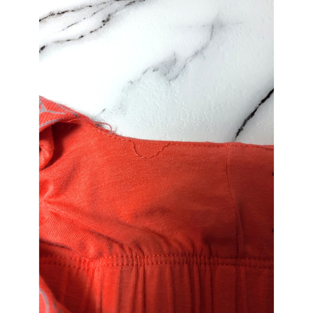 Toad & Co Dk Coral Xanthe Athleisure Aspen Print Built In Bra Dress Size Small - Picture 7 of 10